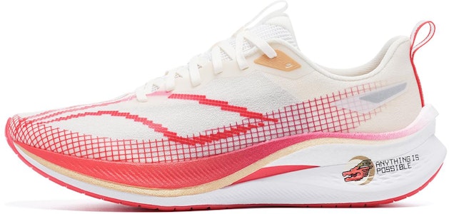 LiNing李寧 赤兔7 pro 高回彈 輕量減震 龍年限定 減震防滑耐磨 低幫 專業競速跑步鞋 男款 白紅 Buy LiNing李寧 赤兔7 pro 高回彈 輕量減震 龍年限定 減震防滑耐磨 低幫 專業競速跑步鞋 男款 白紅