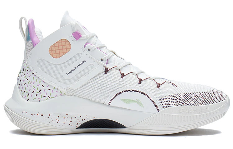 Lookbook Li-Ning CJ1 C.J. McCollum ''Blanc Vanille Crémeux'' ABAR019-17