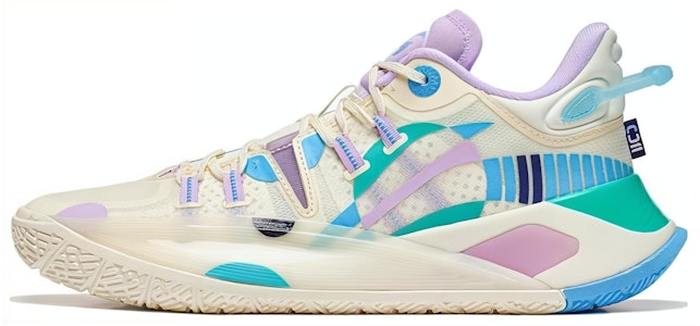 LiNing李寧 CJ-2 彩蛋 耐磨 低筒 籃球鞋 男款 白藍紫 Buy LiNing李寧 CJ-2 彩蛋 耐磨 低筒 籃球鞋 男款 白藍紫