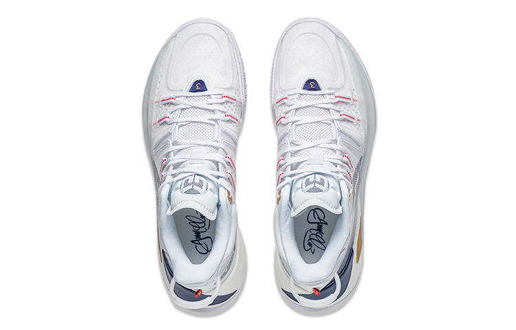 Lookbook LiNing李寧 CJ-2 主場 防滑減震耐磨 低筒 籃球鞋 男款 白藍