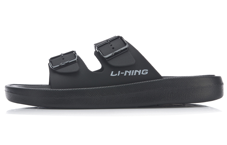 Li-Ning Clap Slipper 'Black Casual' AGAP005-1