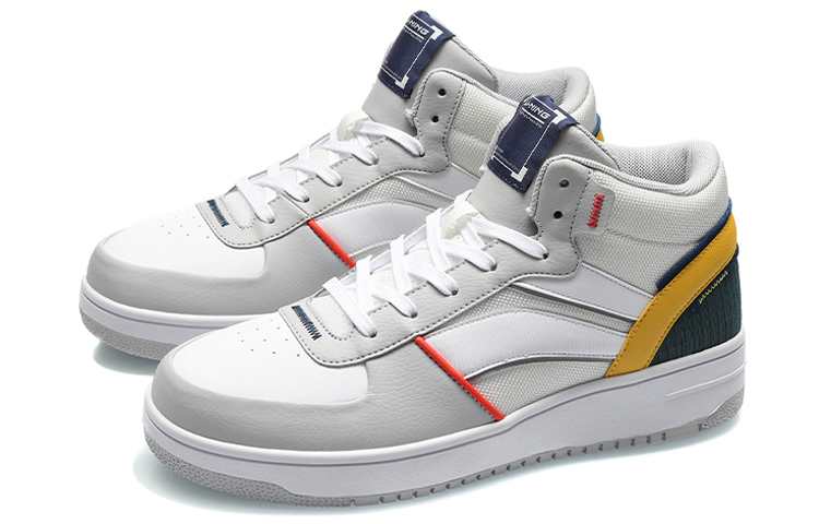 Lookbook Li-Ning Classic 'White Grey' AGCQ297-1
