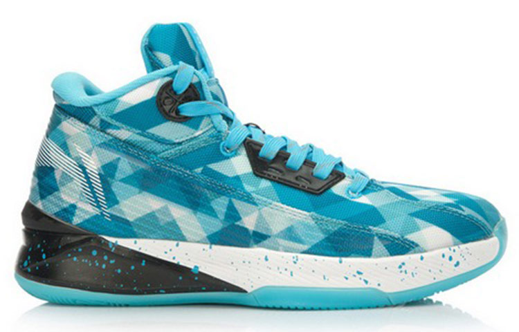 Li-Ning Classic Basketball Sneakers 'Blue White' 圖 2