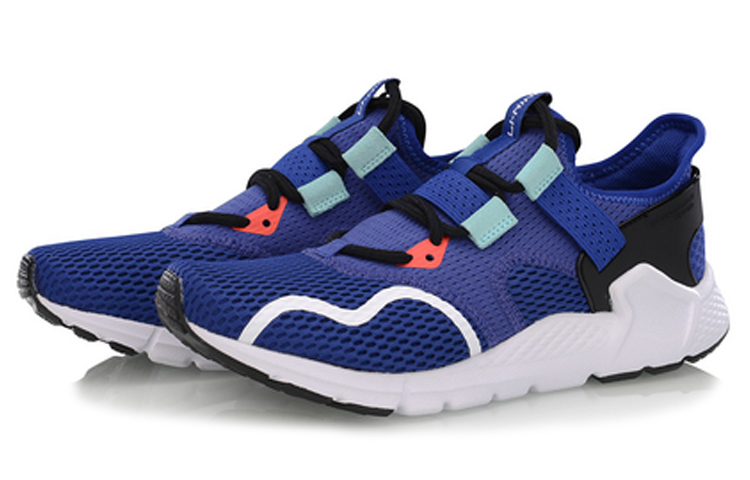 Lookbook Li-Ning Clásico Casual 'Mafia Azul Negro Blanco' AGCP033-1