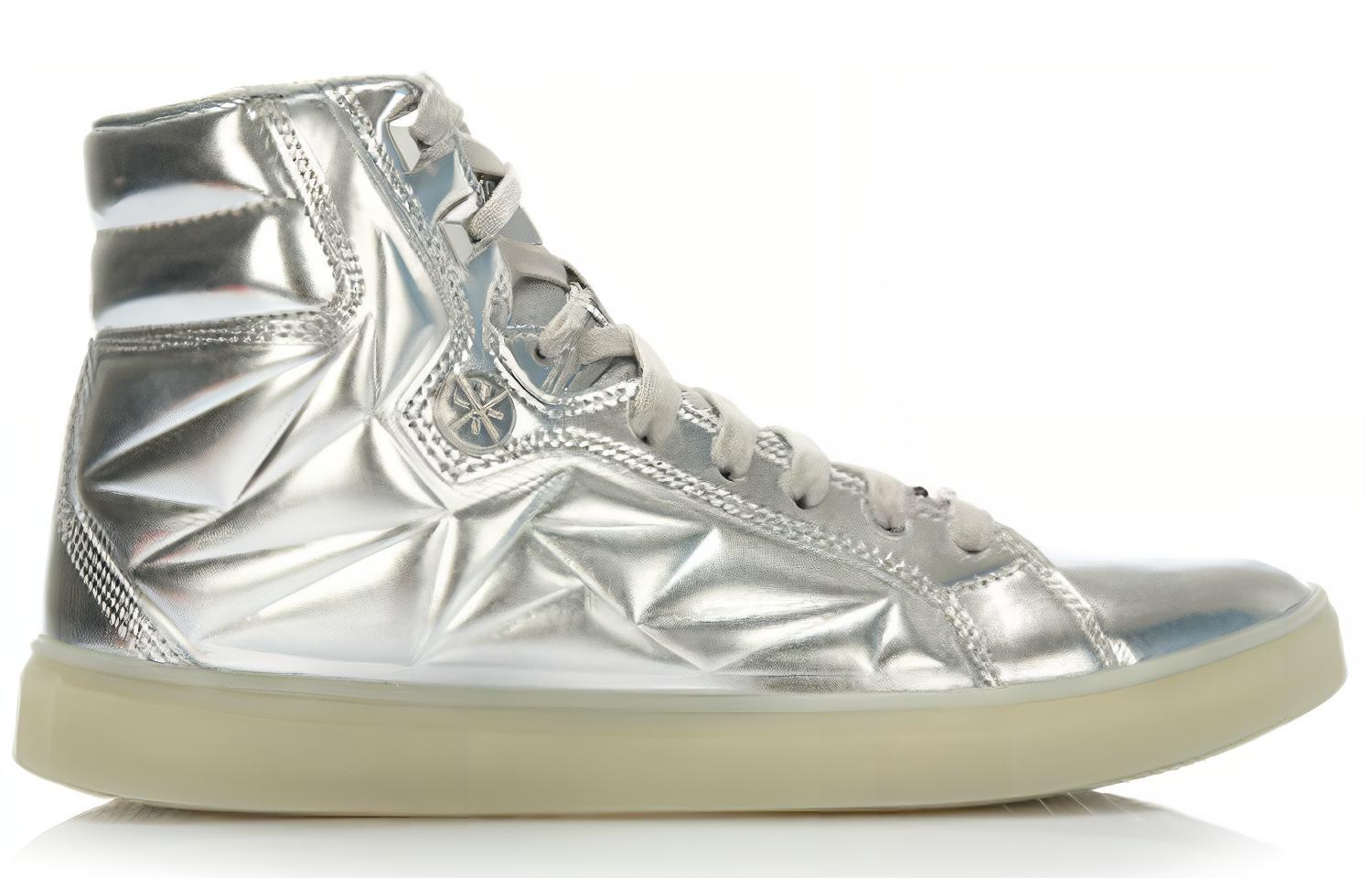 Order 李寧クラシックカジュアルボードシューズ「シルバー」 ABCJ029-4