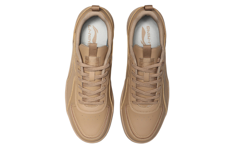 Shop Li-Ning Classic Casual Low 'Tea Brown' AGCP103-6