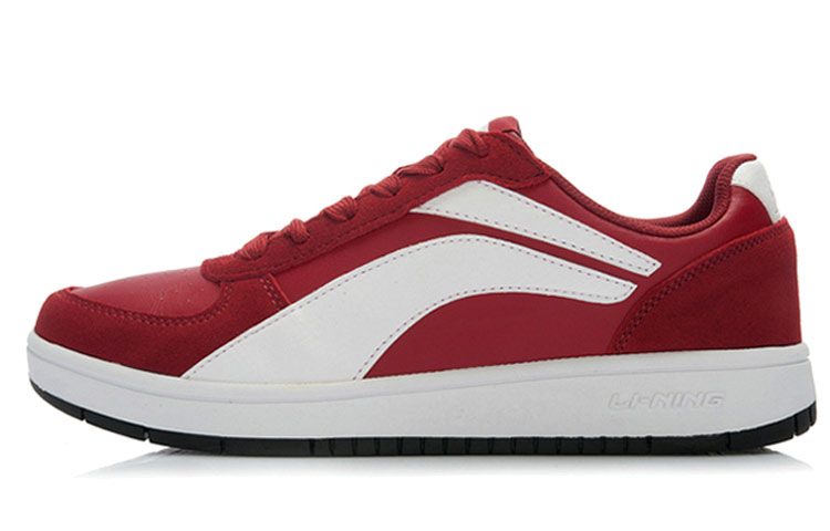 Buy LiNing李寧 經典休閒 舒適 透氣 低筒 板鞋 男款 白紅