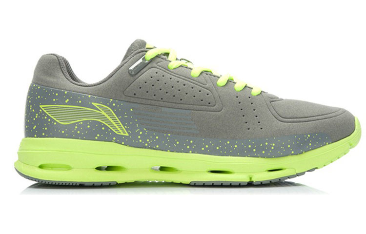 Order 李寧 クラシック カジュアル ランニング (グリーン/グレー) ACGK035-1