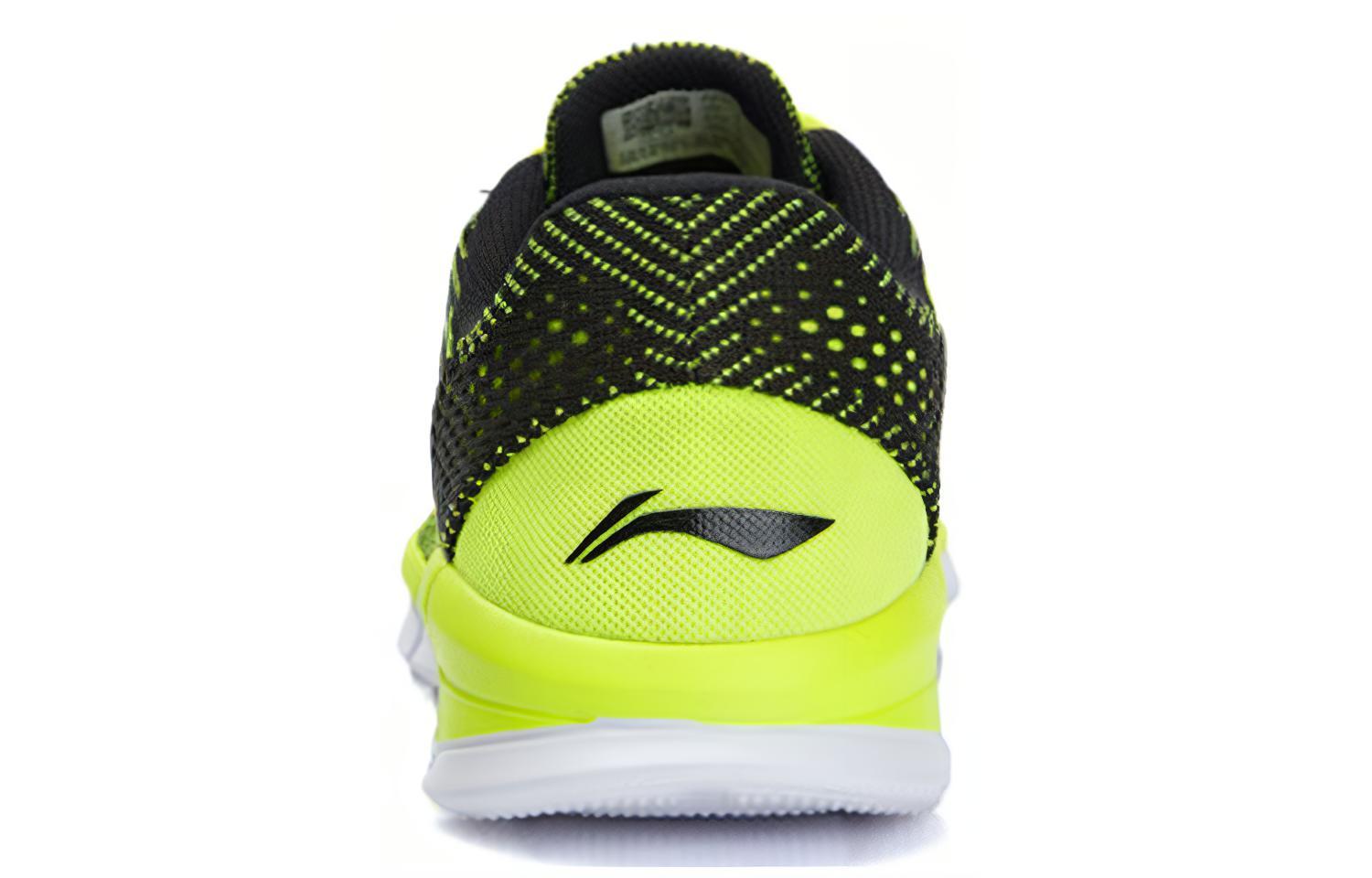 Shop LiNing李寧 舒適透氣 經典休閒慢跑鞋 黑綠