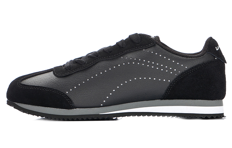 Li-Ning Classic Casual Running Shoe 'Black Grey' ALCH009-2