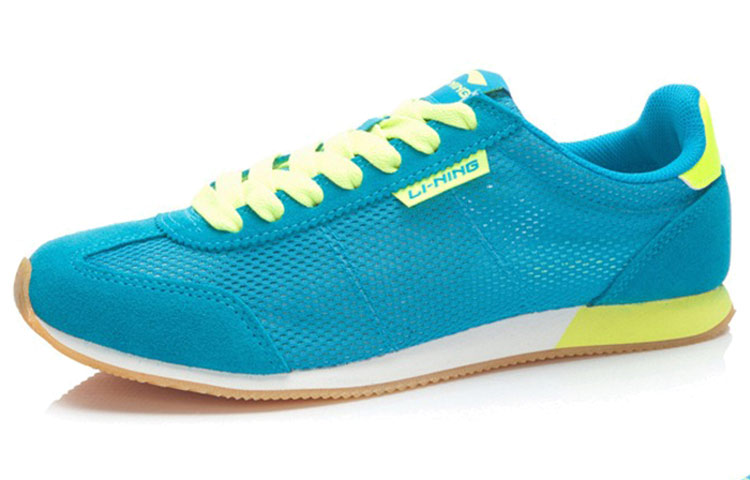 Lookbook Sepatu Lari Kasual Li-Ning Klasik 'Biru Muda' ALCK053-2