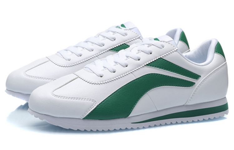 Lookbook Li-Ning Classic Casual Shoes 'White Green' AGCP239-4