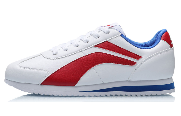 Li-Ning Classic Casual Shoes 'White Red Blue' AGCP239-2