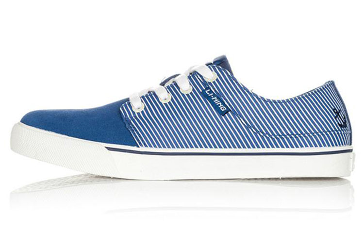 Li-Ning Classic Casual Skate Shoe 'Blue' ALAH033-1