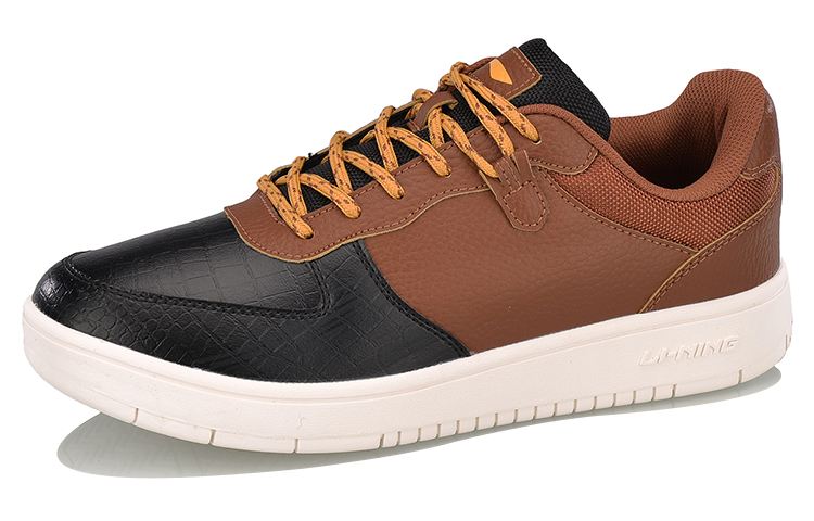Li-Ning Classic Casual Skate Shoes 'Black Brown' 圖 2