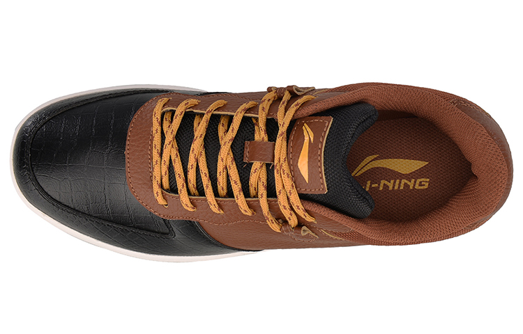 Li-Ning Classic Casual Skate Shoes 'Black Brown' 圖 3