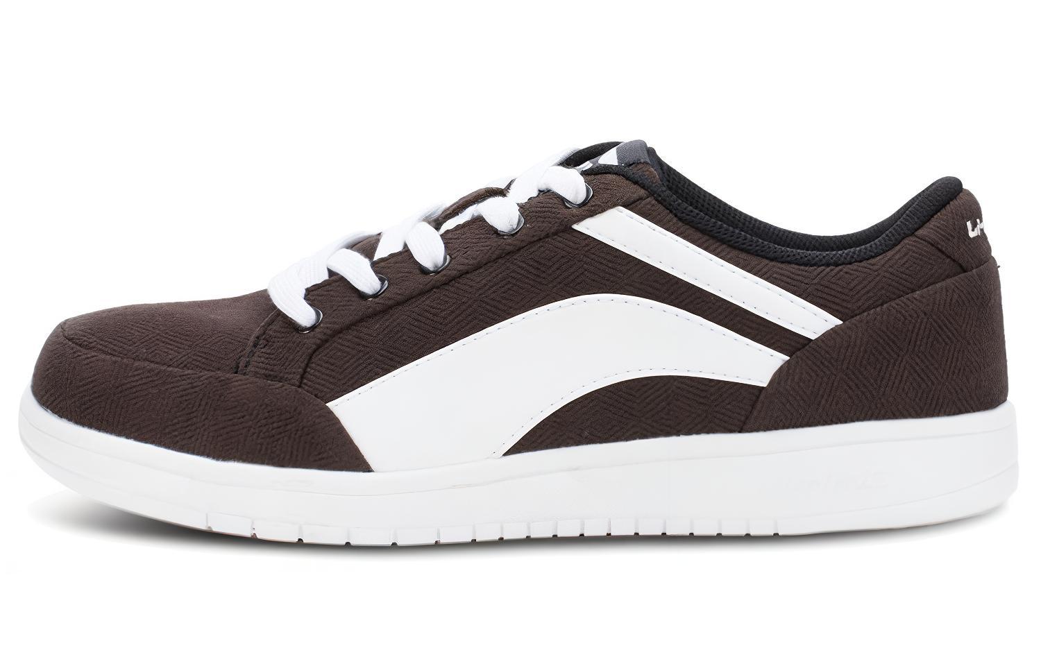 Buy 리닝 클래식 캐주얼 스케이트 슈즈 '딥브라운' (64 characters) ALCG111-2