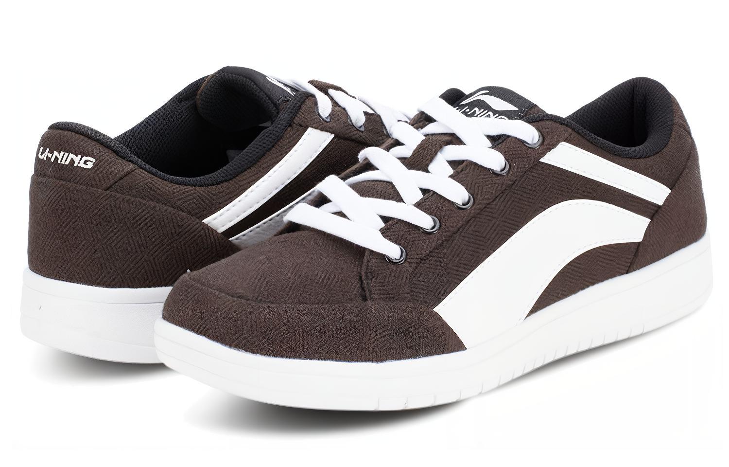 Li-Ning Classic Casual Skate Shoes 'Deep Brown' 圖 3