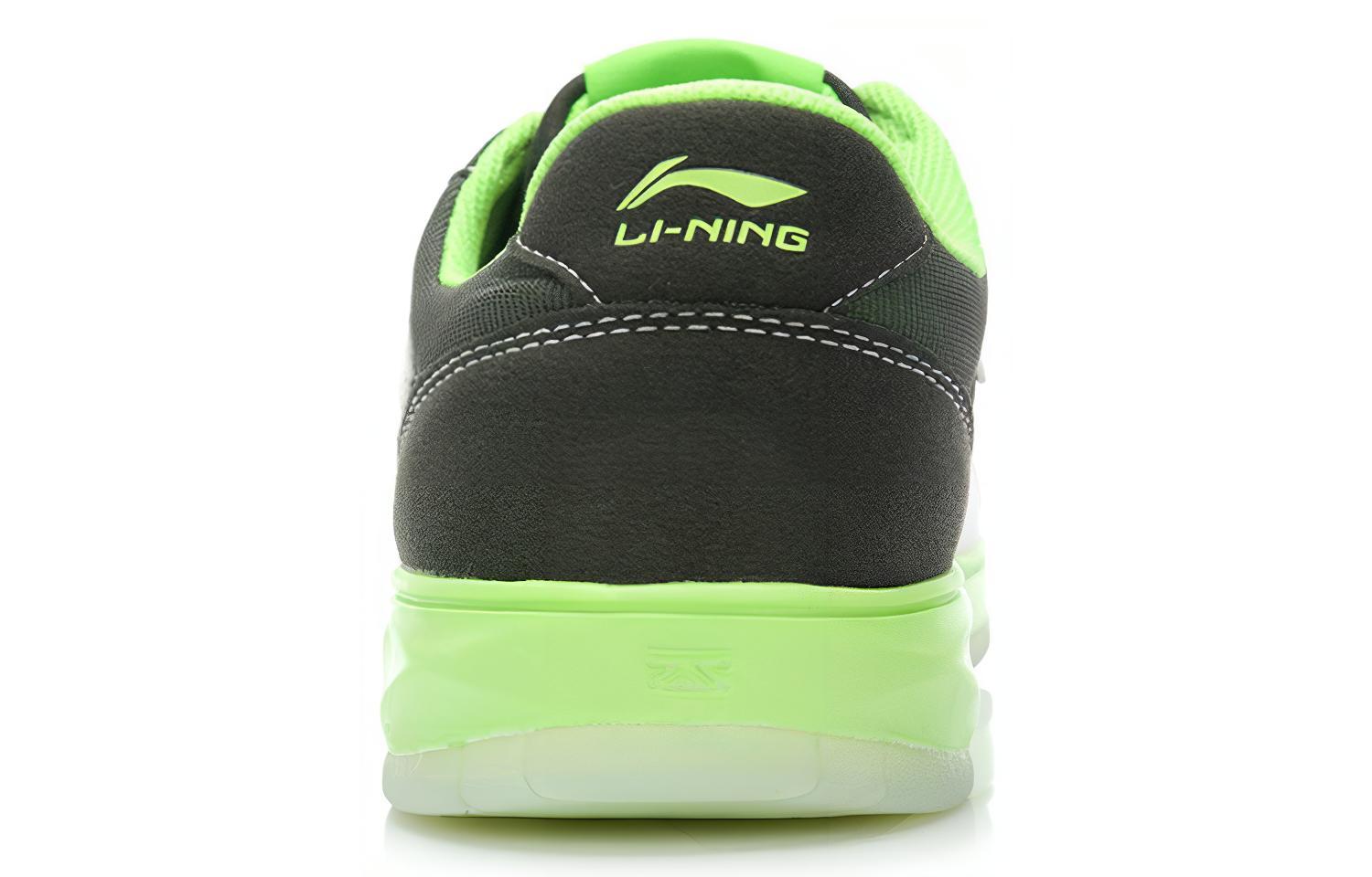 Li-Ning Classic Casual Skate Shoes 'Grey Green' 圖 4