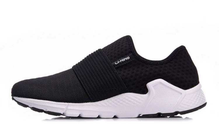 Buy Li-Ning Classic Casual Sports Shoes 'Tide Black White' AGCN111-1