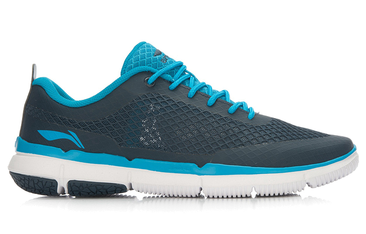 Order Li-Ning Classic Comfort 'Pelari Kasual Biru Bernafas' ACGL023-1