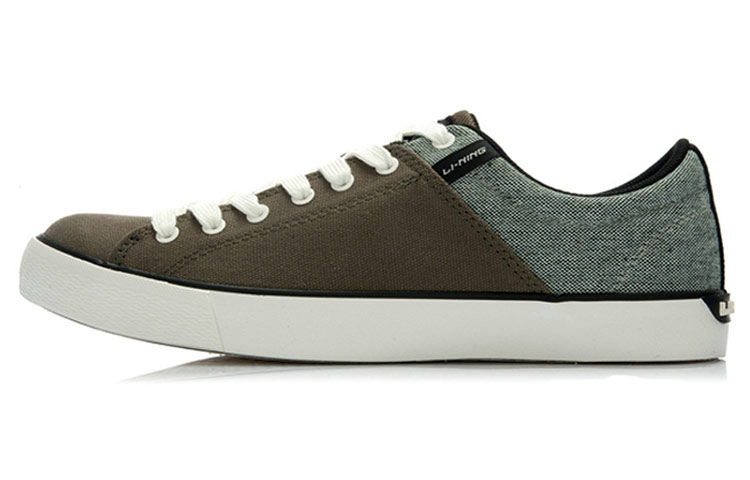Li-Ning Classic Comfort Casual Sneakers 'Brown Grey' ALAJ047-3