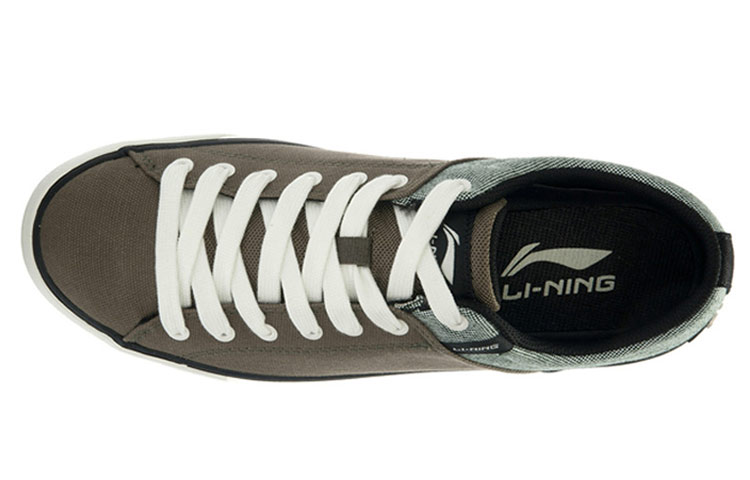 Shop Zapatillas Casuales Cómodas Li-Ning Classic 'Marrón Gris' ALAJ047-3