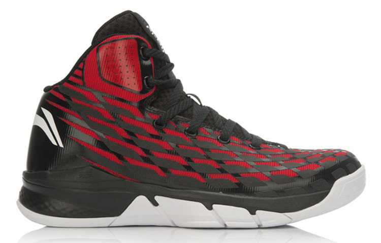 Order Kasut Lari Tinggi Li-Ning Classic Comfort 'Hitam Merah' ABFK033-2