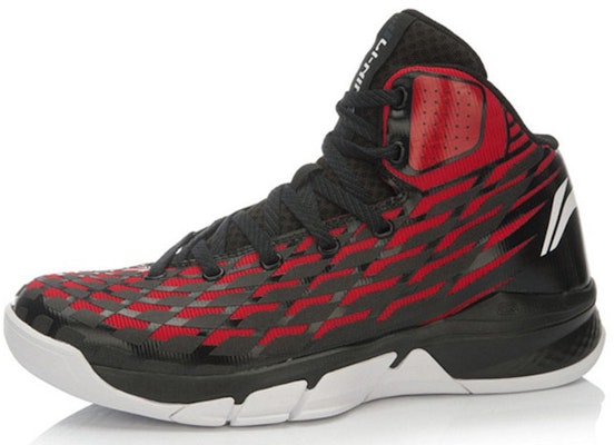 Li-Ning Classic Comfort High-Top Running Shoe 'Black Red' ABFK033-2 Lookbook Li-Ning Classic Comfort High-Top Running Shoe 'Black Red' ABFK033-2