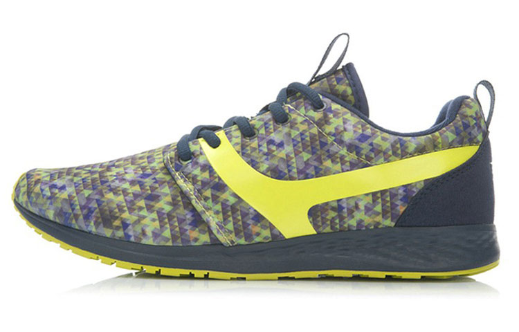 Li-Ning Classic Comfort Low-Top Running Sneakers 'Yellow Black' ALTK007-2