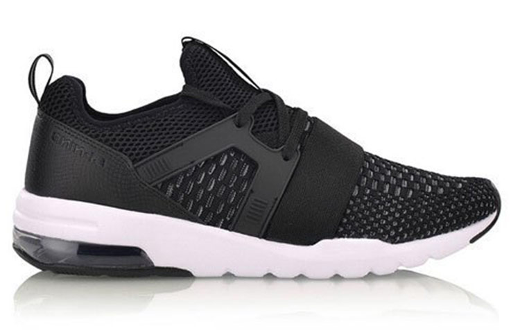 Order Li-Ning Classic Comfort Rendah 'Hitam Putih' AGLM001-1