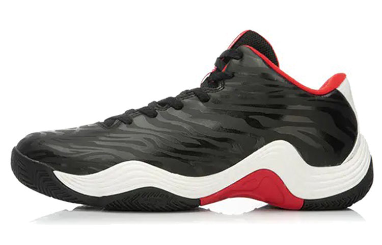Li-Ning Classic Comfort Running Shoe 'Black Red White' ABPK051-2
