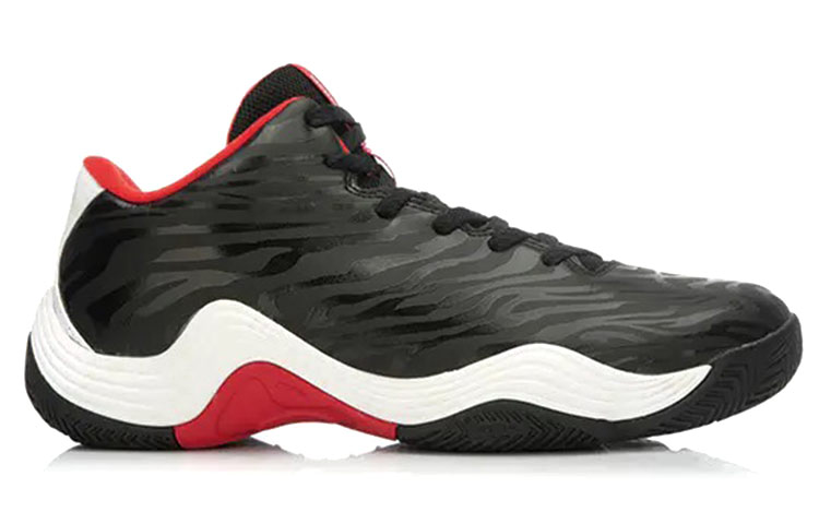 Order Zapatillas para Correr Li-Ning Classic Comfort 'Negro Rojo Blanco' ABPK051-2