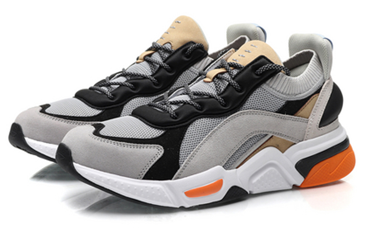 Lookbook Li-Ning Classic Leisure 'Gray Black' AGLP125-5