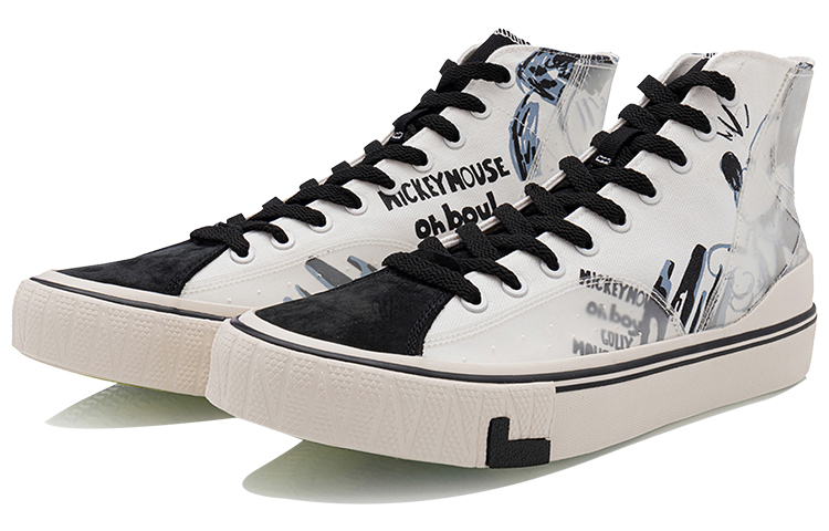 Lookbook Li-Ning Classic Leisure Hi x Disney - Zapatillas de Disney edición clásica. AGCQ281-1