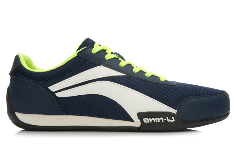 Order LiNing李寧 運動生活系列 經典休閒跑步鞋 藍白