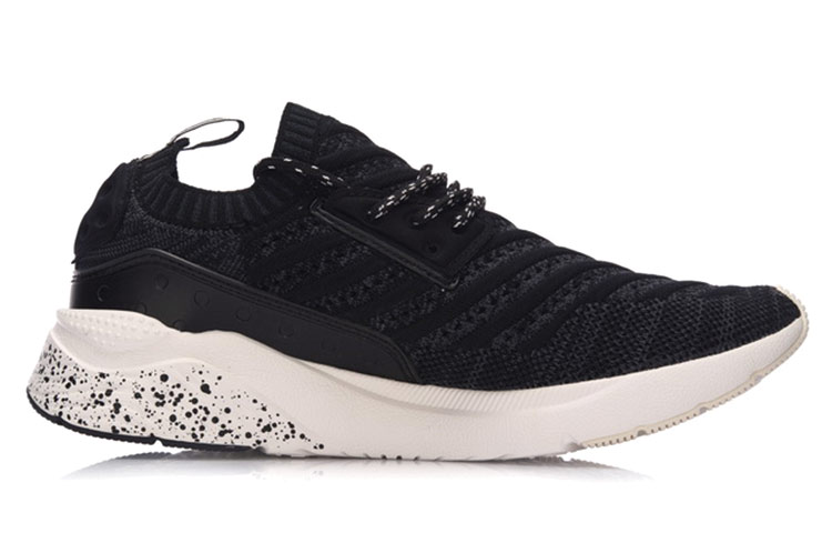 Li-Ning Classic Low-Top Running Shoes 'Black White' 圖 2