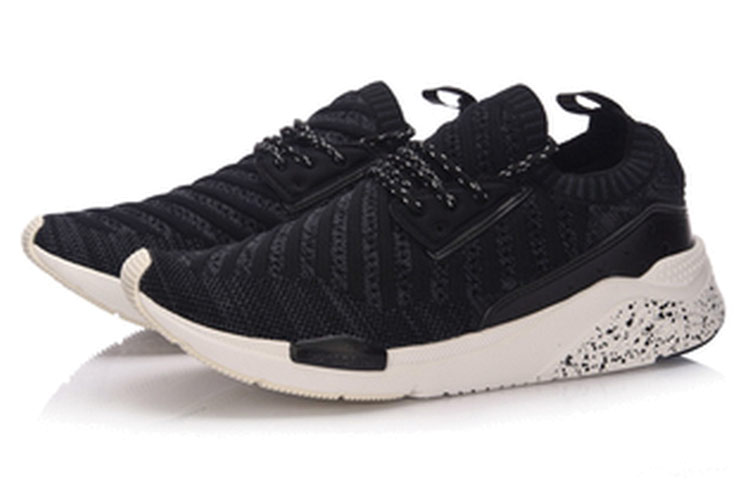 Lookbook Zapatillas de Running Li-Ning Clásicas Bajas 'Negro Blanco' GLKM065-3