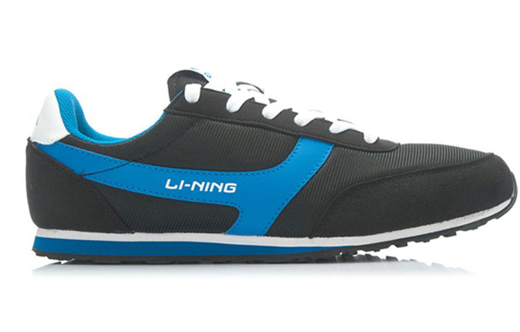 Order Li-Ning Kasut Lari Low-Top Klasik 'Biru Hitam' ALCK021-3