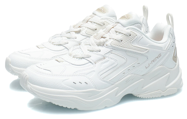 Lookbook Li-Ning Classic Low ''Beige Bounce'' Sneaker Beige Farbschema AGCR331-1
