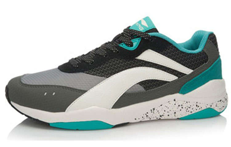 Lookbook Li-Ning Classic Low 'Abu Hijau Biru' ALCL071-3