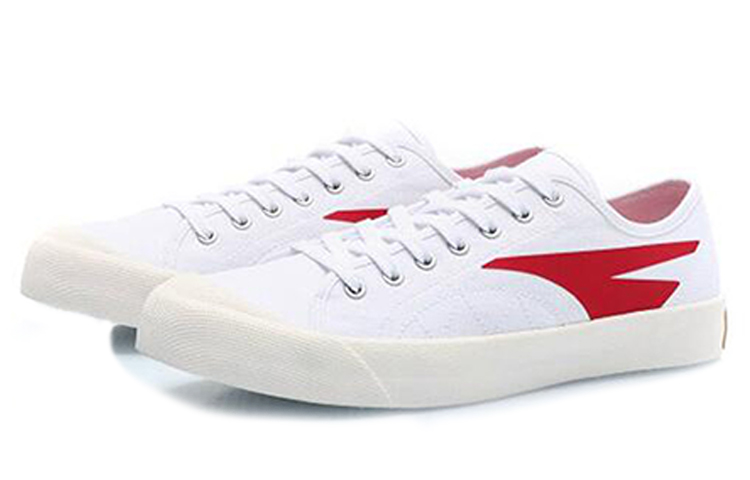 Lookbook Li-Ning Classic Low 'White-Red' AGCP091-1