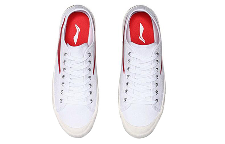 Shop Li-Ning Classic Low 'White-Red' AGCP091-1