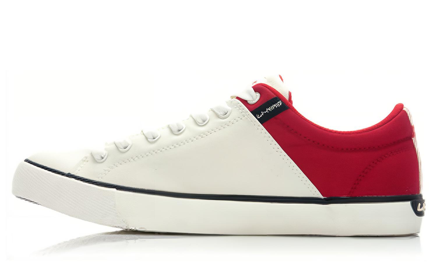 Li-Ning Classic Low 'White Deep Red' ALMJ001-1