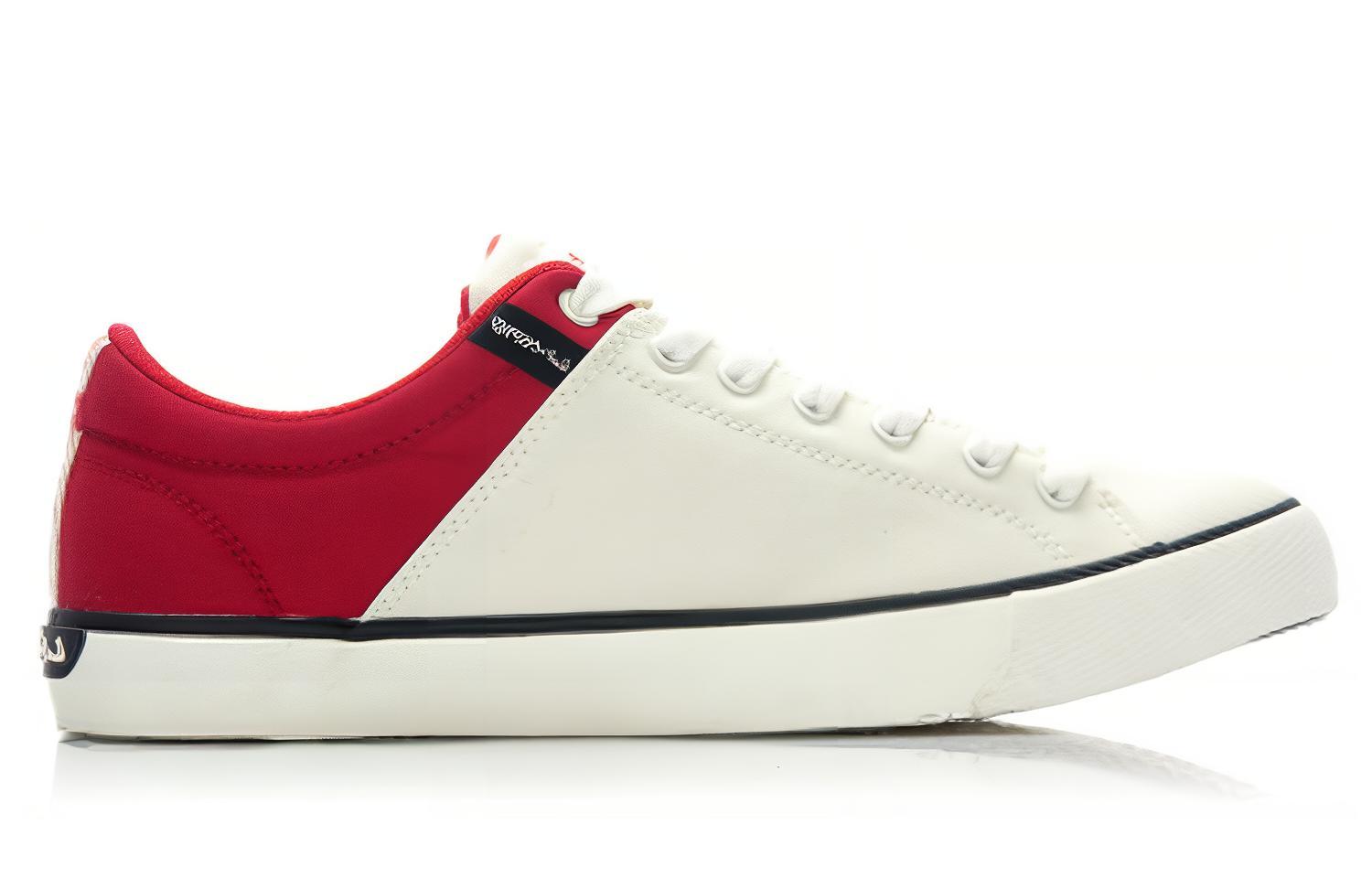 Order 李宁经典低帮鞋 '白色深红' ALMJ001-1