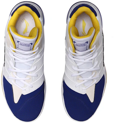 Li-Ning Classic Mid ''Wit Blauw'' AGBP065-4 Shop Li-Ning Classic Mid ''Wit Blauw'' AGBP065-4