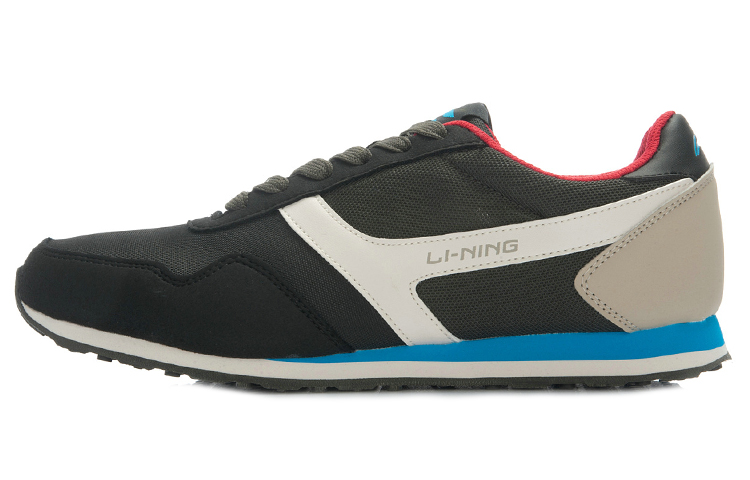 Li-Ning Classic Retro Runner 'Black Grey Blue' ALCJ067-3