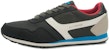 Li-Ning Retro Larian Klasik 'Hitam Kelabu Biru' ALCJ067-3