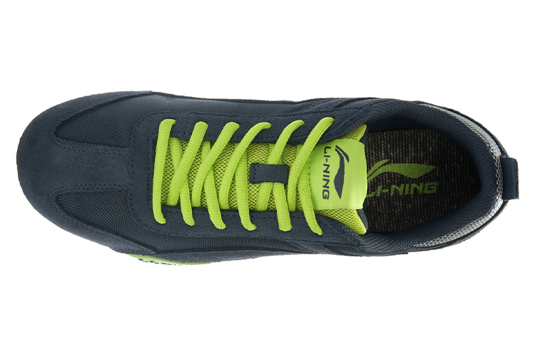 Lookbook Li-Ning Classico Retro Running ''Nero Verde Bianco'' ALCJ071-2