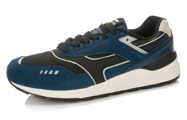 Lookbook Li-Ning Klassisch Retro Running ''Blau Schwarz'' ARCL023-1